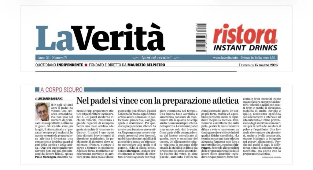 Articolo La Verità 15-3-2026